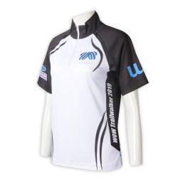 B161 網上訂購女裝單車衫  製造短袖半胸拉鏈撞色單車衫 單車衫生產商   HK  毅行 行山 野外跑 B161 網上訂購女裝單車衫  製造短袖半胸拉鏈撞色單車衫 單車衫生產商   HK  毅行 行山 野外跑